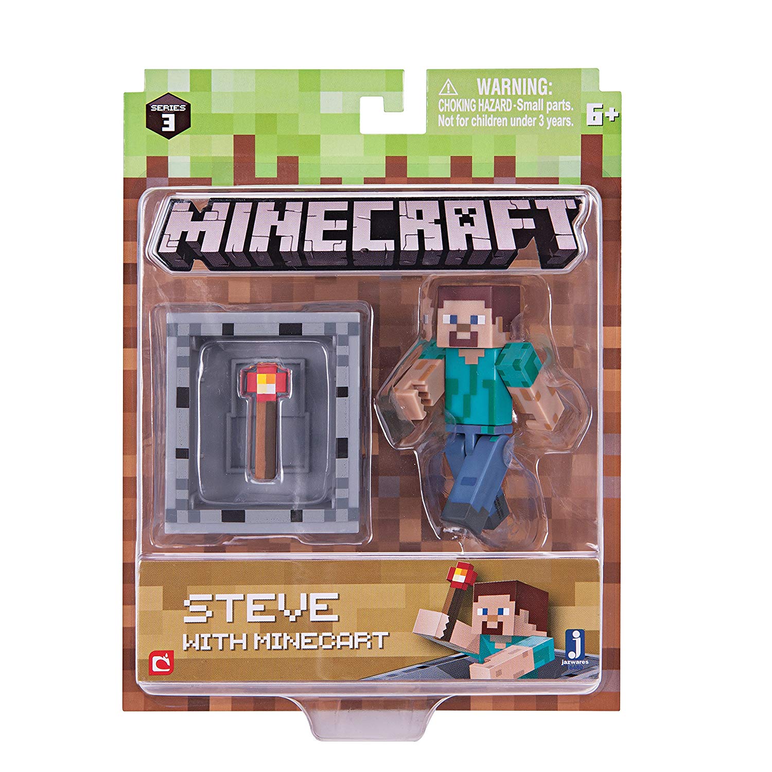 Майнкрафт фигурка Стива с аксессуарами Minecraft Steve
