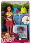 Кукла Барби брюнетка тренер по теннису Barbie Careers Tennis Coach