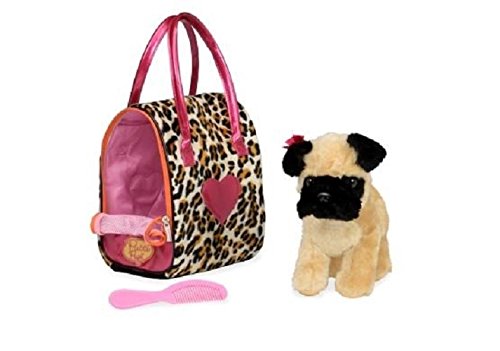 Щенок в леопардовой сумке Pucci Pups Pug Leopard Print Bag