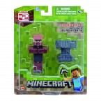 Набор Майнкрафт деревенский кузнец и наковальня Minecraft Blacksmith Villager