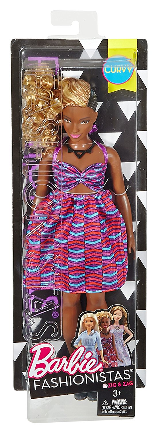 Кукла Барби модница полная мулатка Barbie Girls Fashionistas 57 Zig Zag