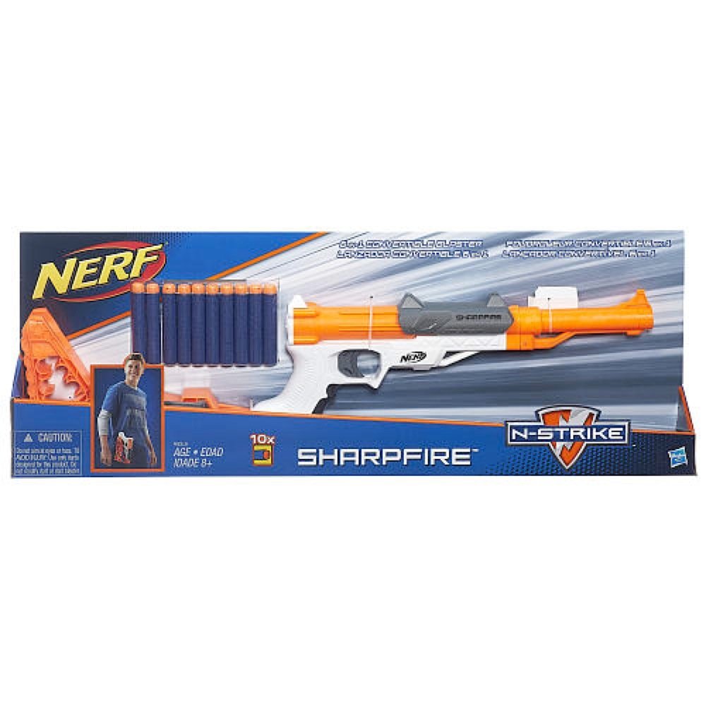 Бластер НЕРФ 6 в 1 Шарп Файер Nerf N-Strike SharpFire