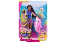 Кукла Барби брюнетка Магия дельфинов подводное плаванье Barbie Dolphin Magic Snorkel
