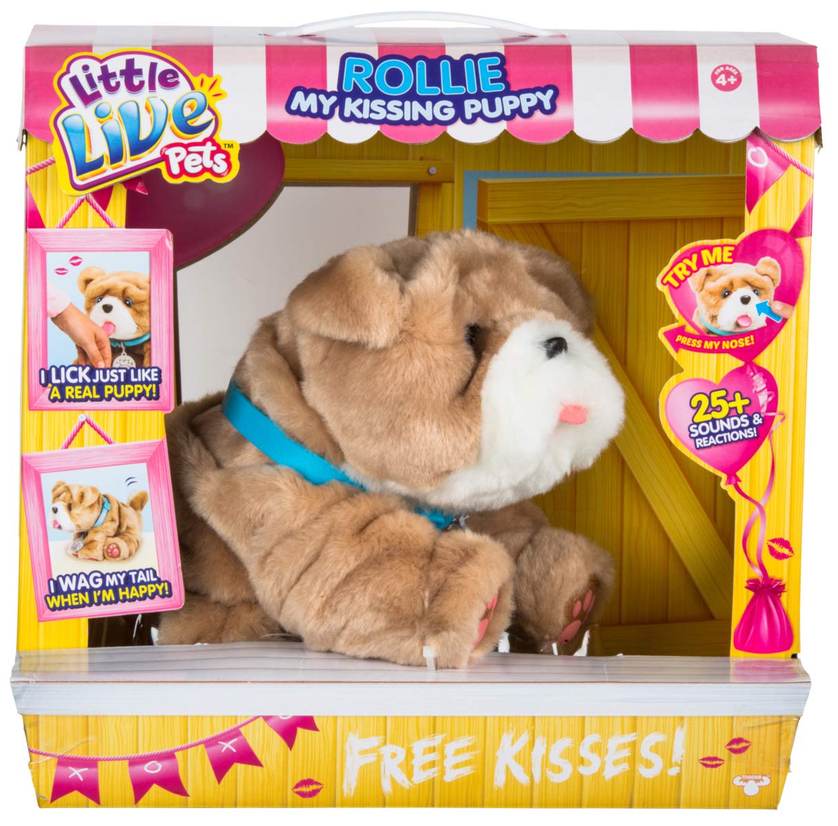 Интерактивный щенок Люблю целоваться Little Live Pets My Kissing Puppy Rollie