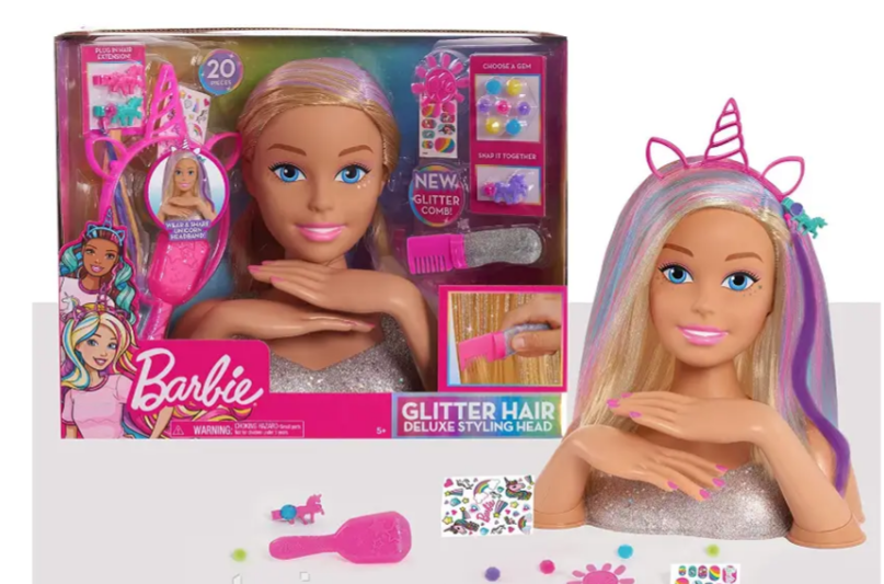 Барби манекен голова для причесок Barbie Deluxe Styling Head