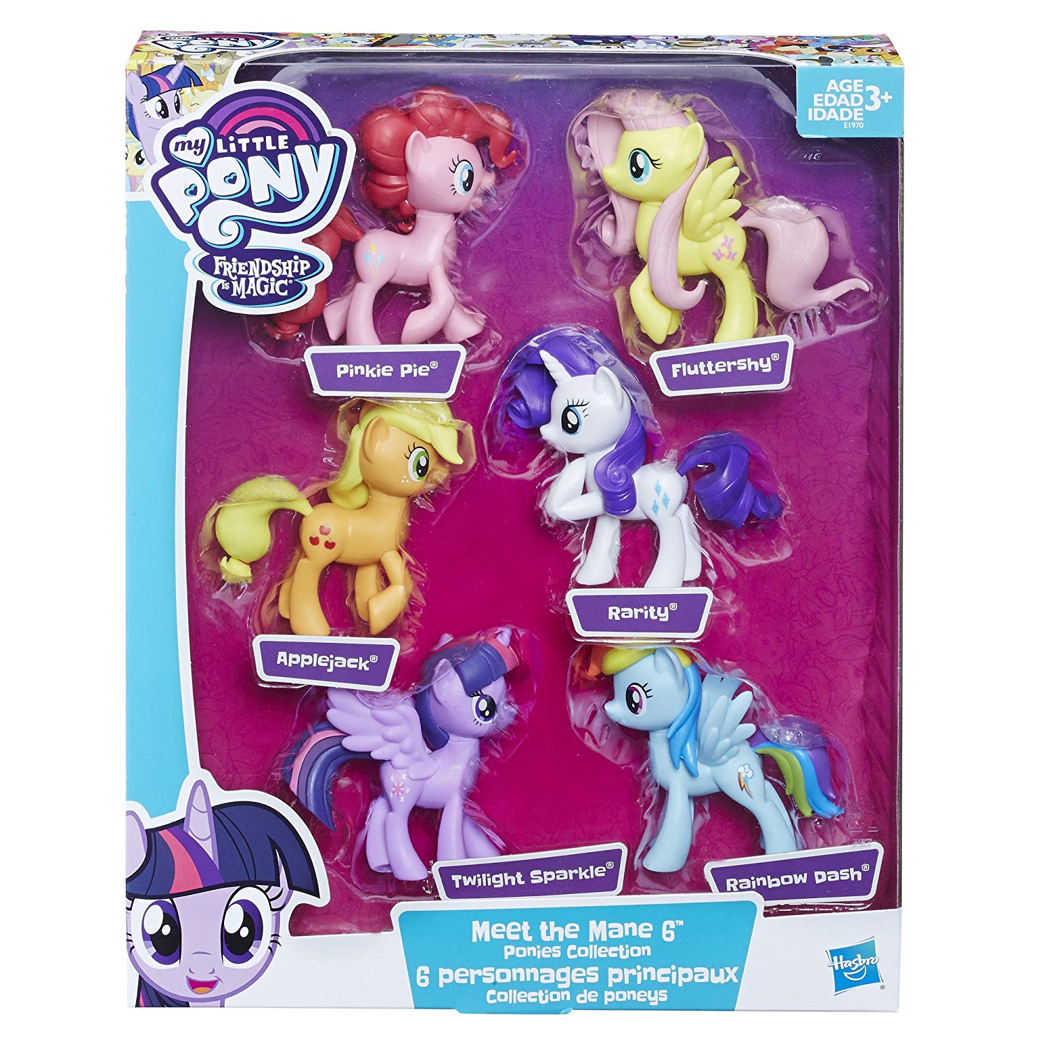 Май литтл пони набор 6 штук My Little Pony Meet The Mane Ponies