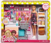 Кукла Барби набор супермаркет Barbie Supermarket Set Blonde FRP01