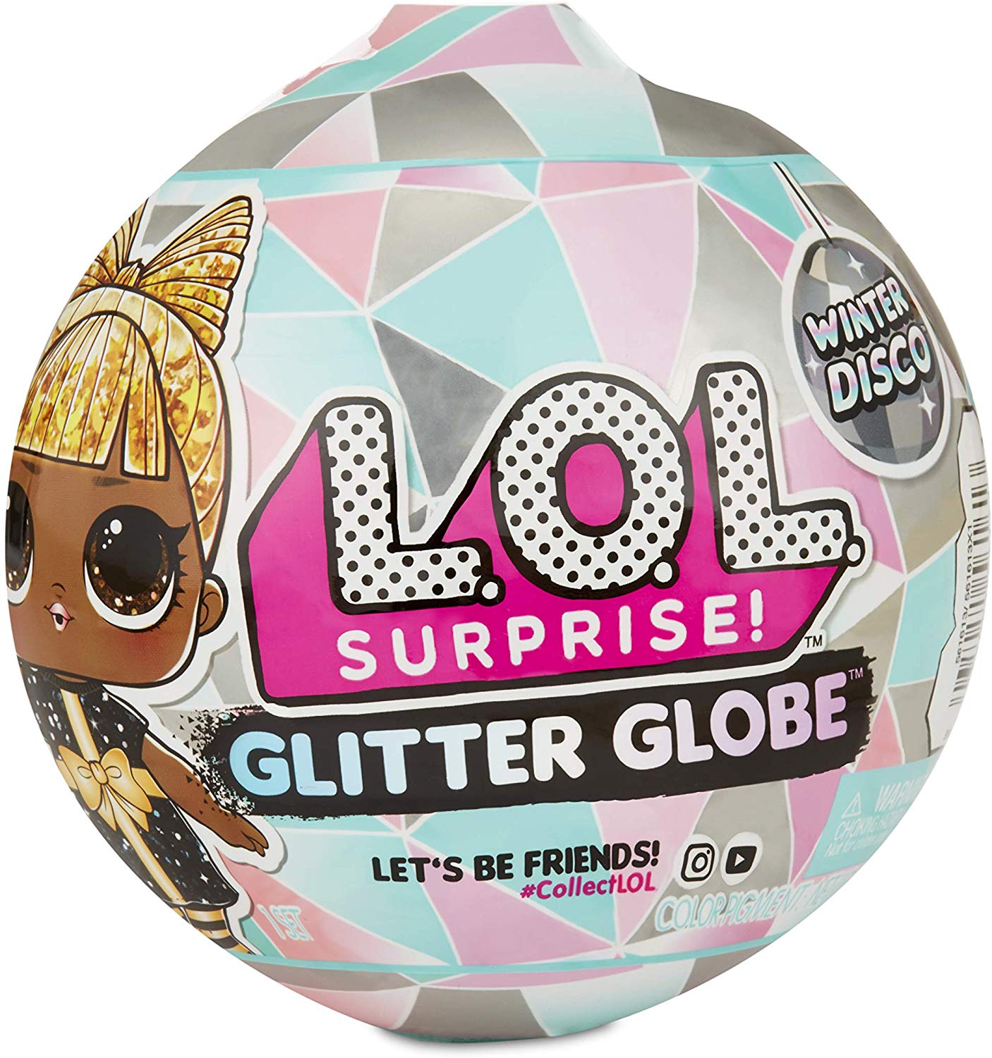 Кукла Лол в шаре Новогоднее диско LOL Surprise Glitter Globe Winter Disco