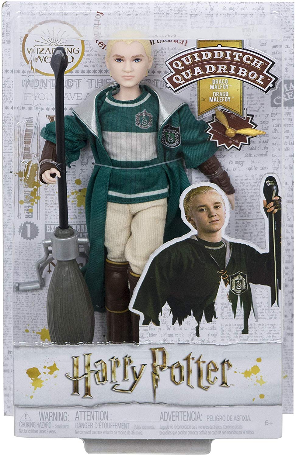 Кукла Драко Малфой Квиддич Гарри Поттер Harry Potter Quidditch Draco Malfoy