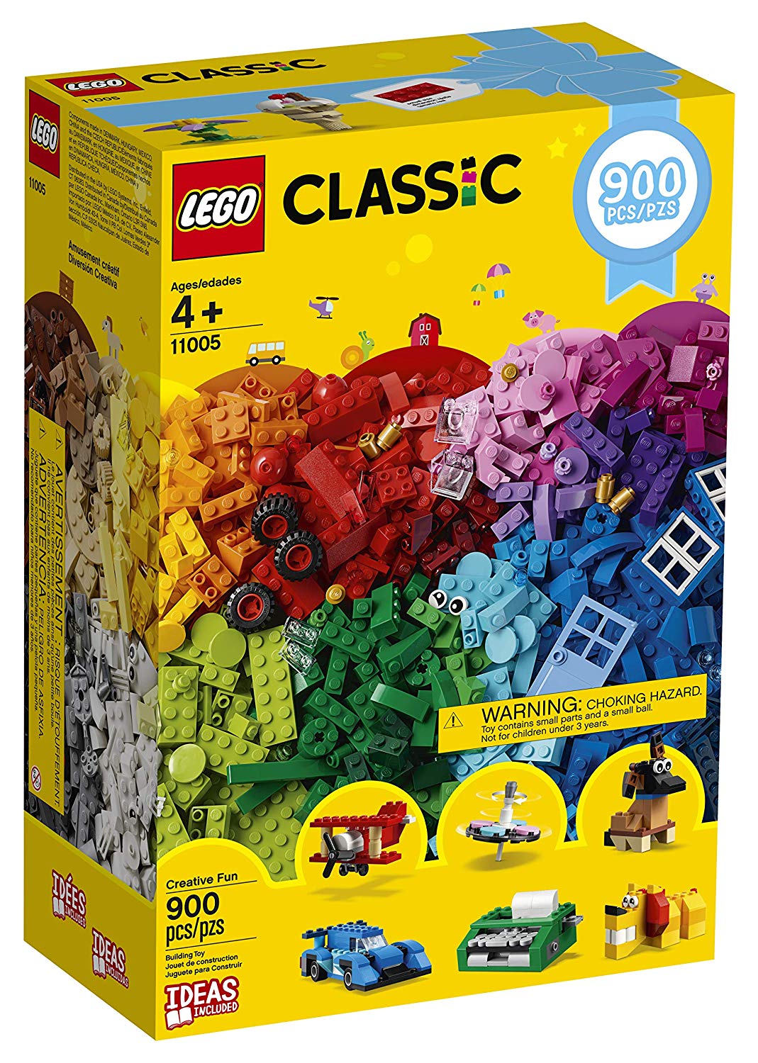 Конструктор Лего 11005 классический 900 деталей Весёлое творчество LEGO Classic