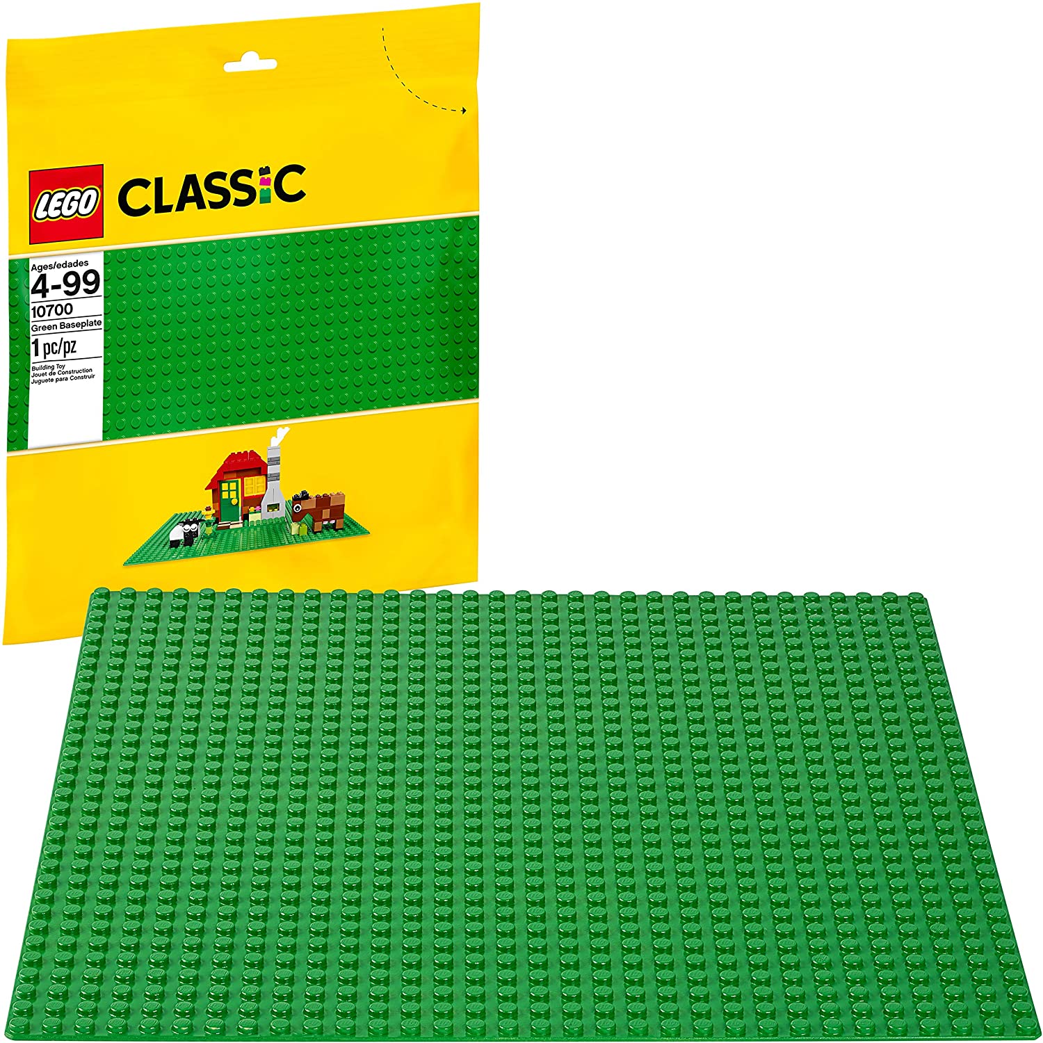 Лего строительная пластина зеленого цвета 10700 LEGO Classic Green Baseplate