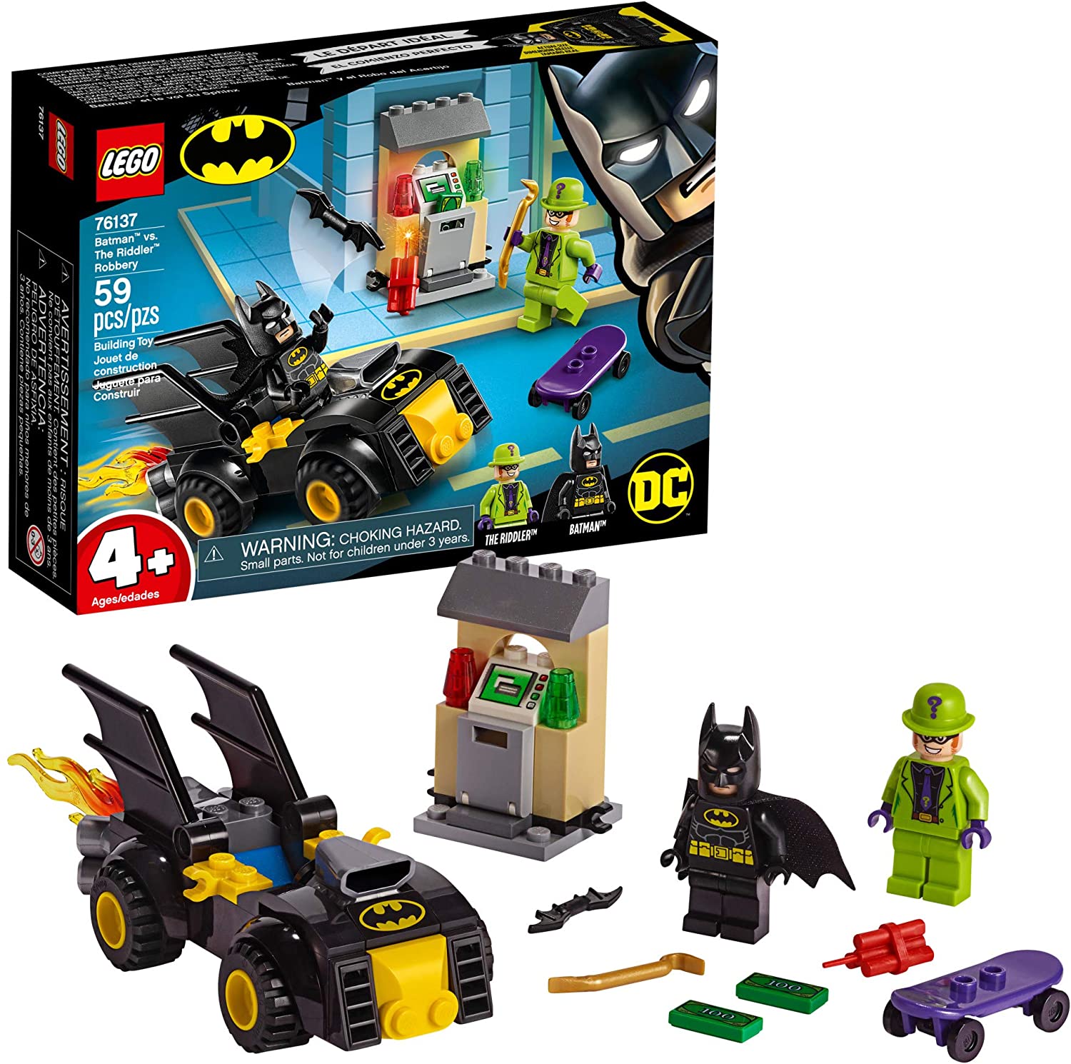 Конструктор Лего Бэтмен и ограбление Загадочника 76137 LEGO Batman Super Heroes