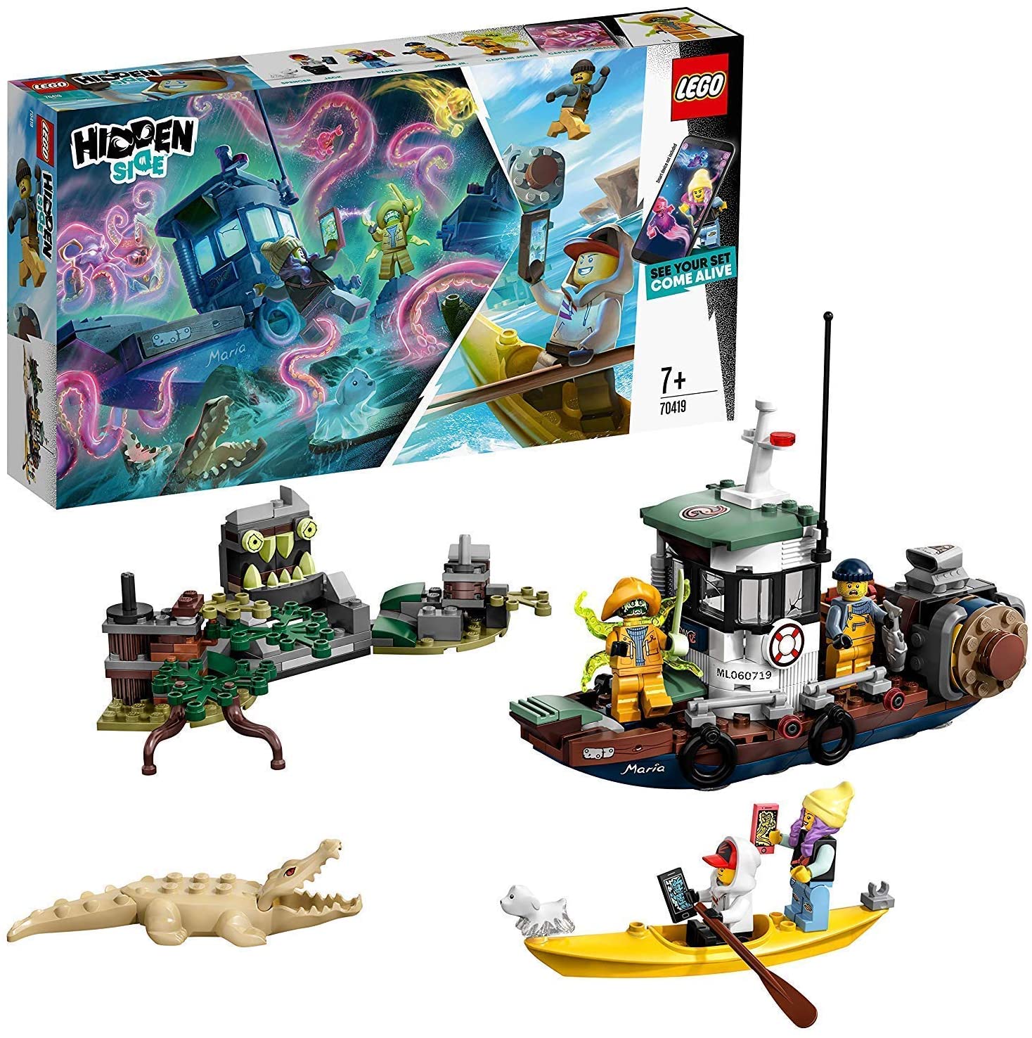 Конструктор Лего 70419 Старый рыбацкий корабль Lego Hidden Side