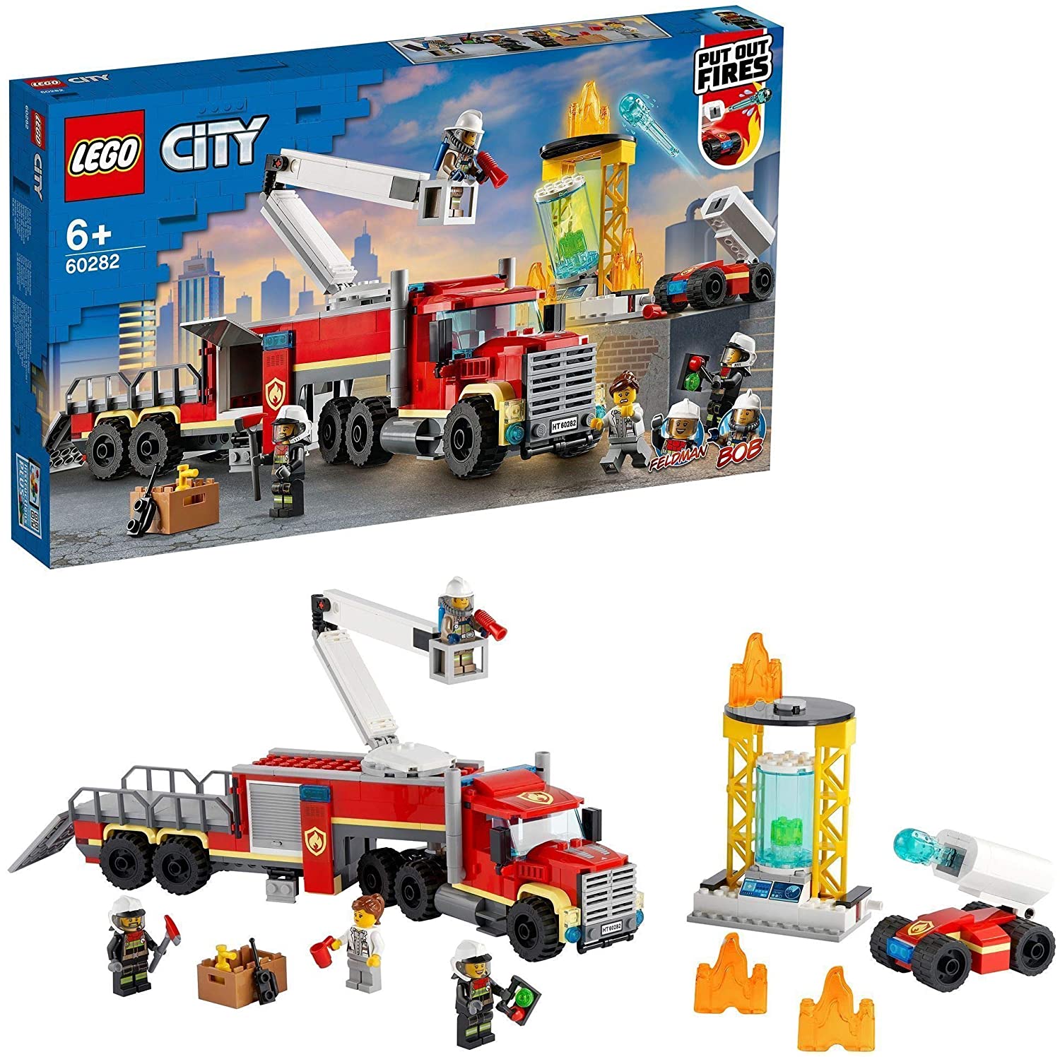 Конструктор Лего 60282 Пожарный командный пункт LEGO City Fire