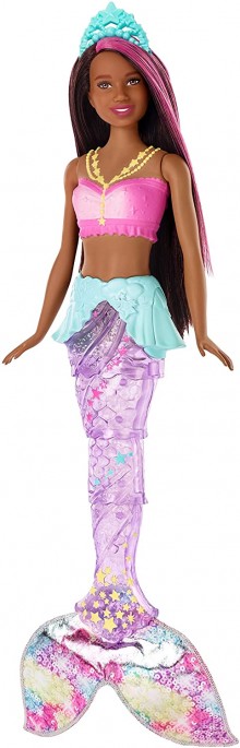 Барби Русалка со светящимся хвостом брюнетка Barbie Dreamtopia Sparkle Lights Mermaid
