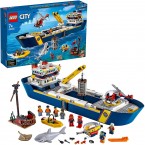 Конструктор Лего 60266 Океан исследовательское судно LEGO City Sea Research Ship Floating