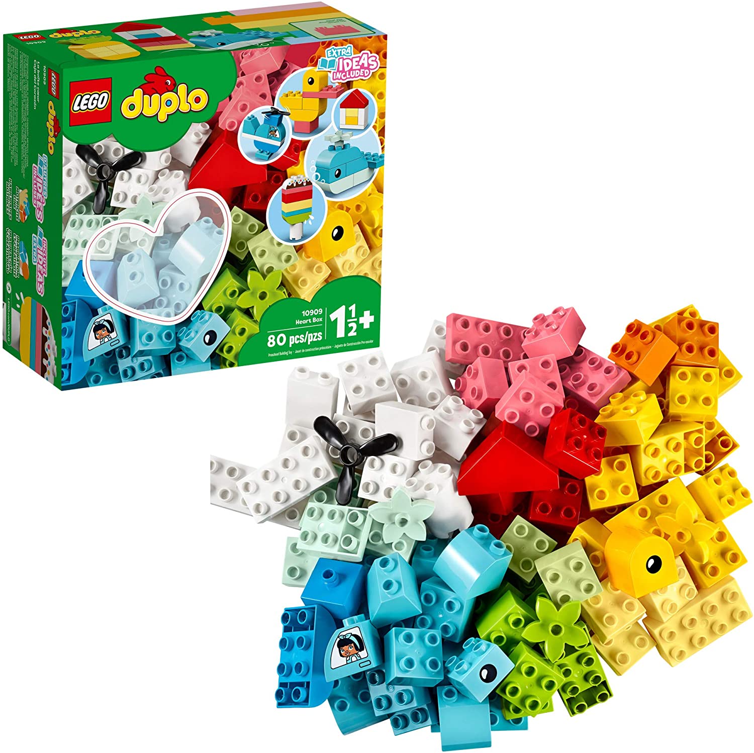 Конструктор Лего дупло 10909 Коробка сердце LEGO DUPLO