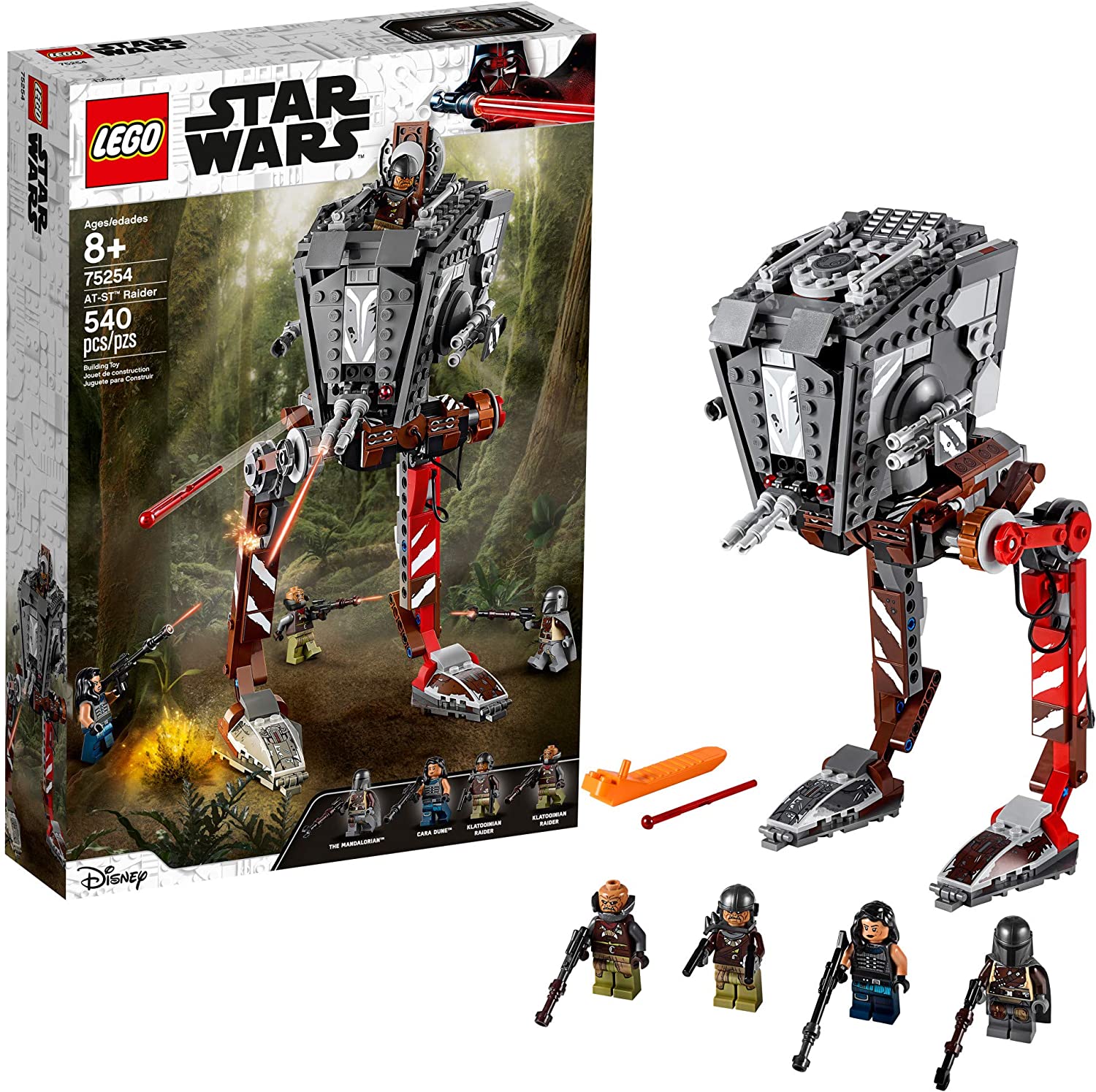 Конструктор Лего 75254 звездные войны Диверсионный рейдер AT-ST LEGO Star Wars AT-ST Raider The Mandalorian