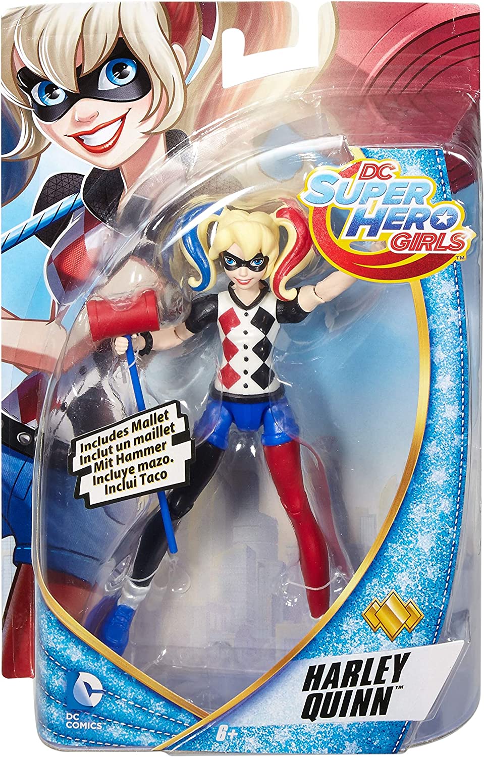 Кукла Харли Квин супергероиня 15см Super Hero Girls Harley Quinn