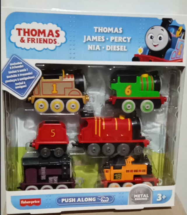 Томас и друзья паровозики 5 штук Fisher-Price Thomas Friends of Sodor 5-pack