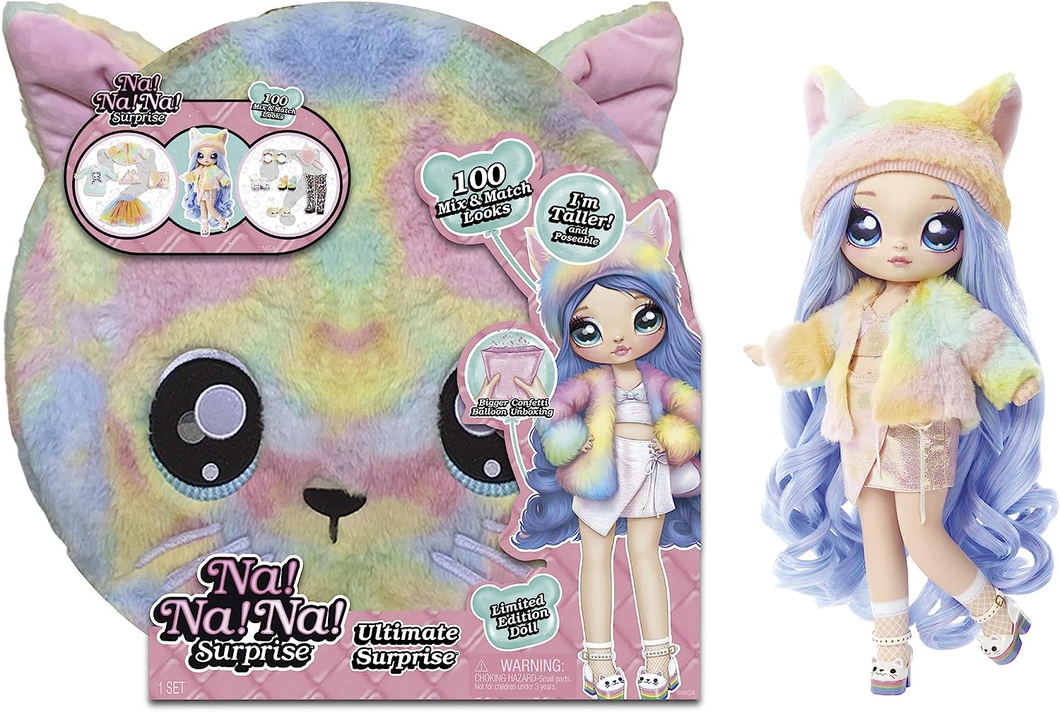 Na Na Na Surprise Ultimate Surprise Rainbow Kitty На На На Сюрприз Большой сюрприз Радужная Кошечка