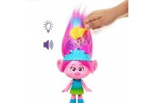 Кукла Тролль Королева Розочка Мачок музыкальная Mattel ​Queen Poppy Trolls Band Together Rainbow HairTunes
