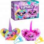 Интерактивная игрушка Ферби мини Ферблет 2 шт в упаковке Furby Furblets Mini Friends Ray-Vee & Hip-Bop