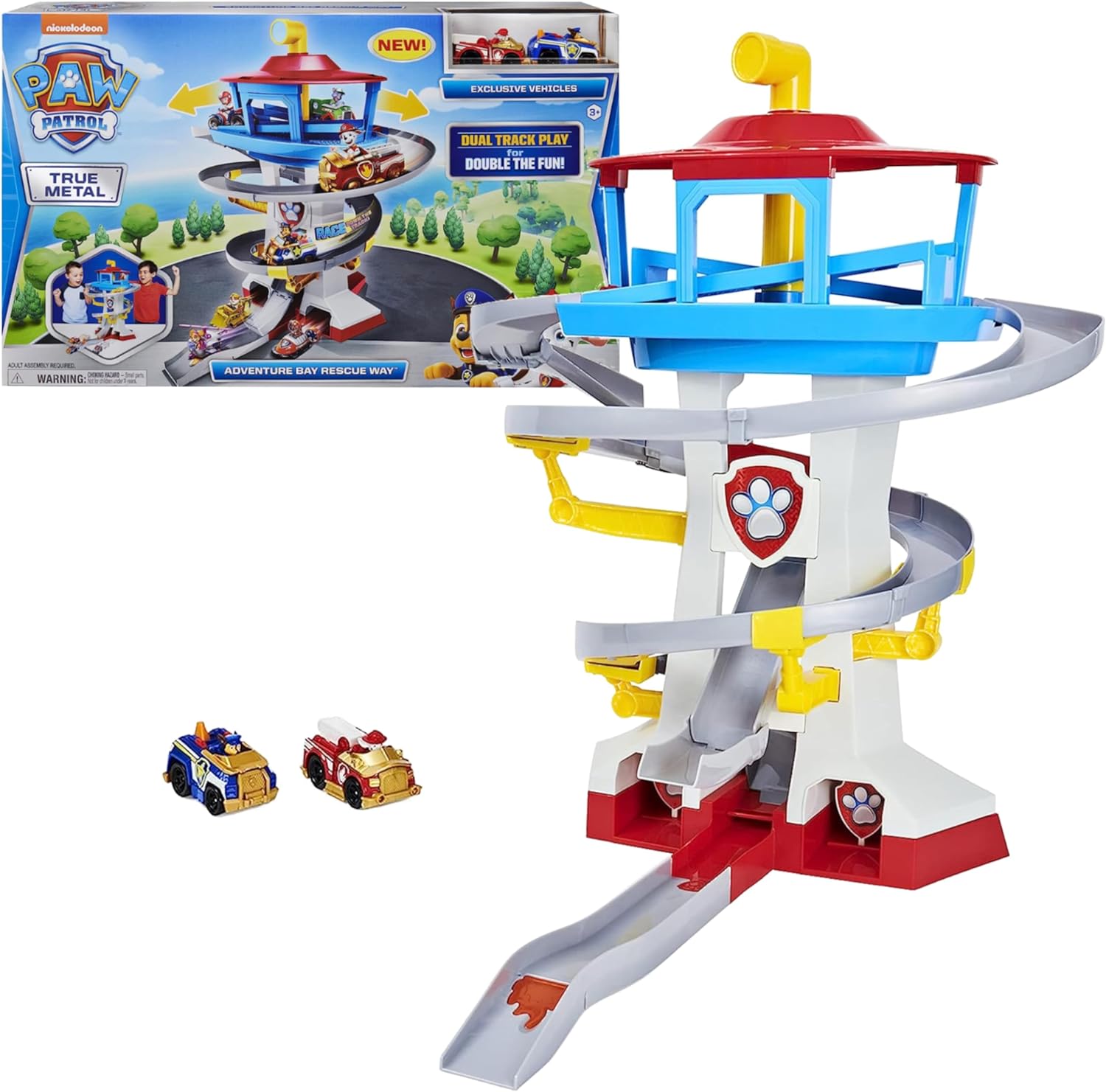 Игровой набор Щенячий патруль Смотровая башня и 2 машинки Paw Patrol Adventure Bay Lookout Tower