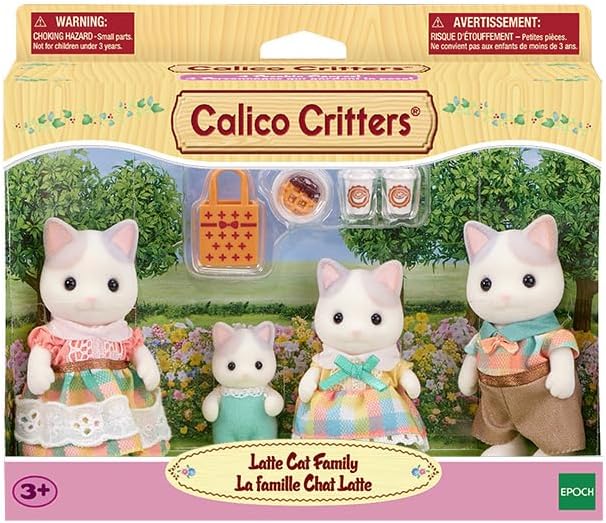 Sylvanian Families Latte Cat Family 5738 Сильвания Фемили семья котов Латте 5738