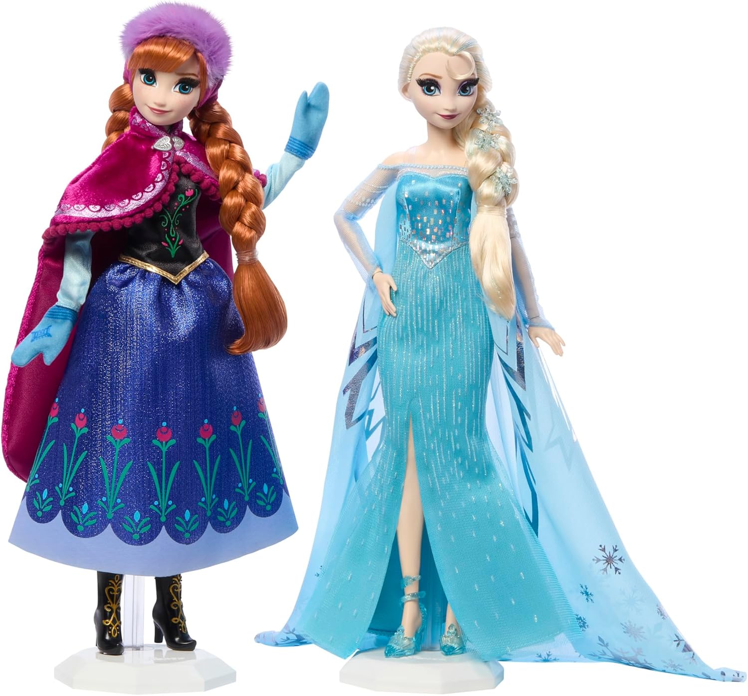 Коллекционные куклы Анна и Эльза Mattel Frozen Anna & Elsa Disney Princess Collector