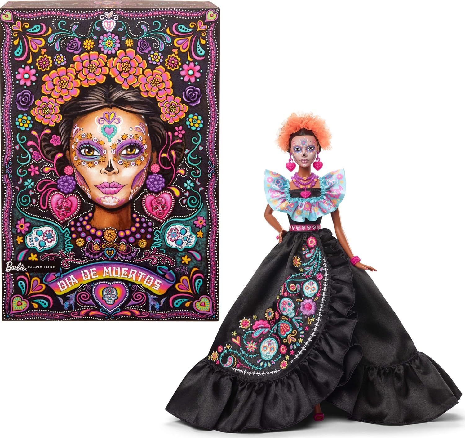Barbie Signature 2024 Día De Muertos Collectible HRM72 Коллекционная Барби Диа Де Муэртос